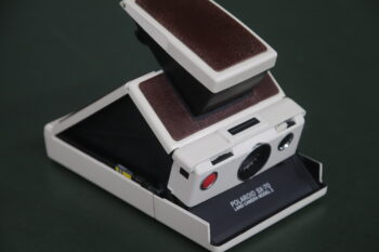 Polaroid SX-70 Faltkamera weiss – Bild 9