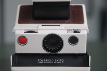 Polaroid SX-70 Faltkamera weiss – Bild 8