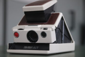 Polaroid SX-70 Faltkamera weiss
